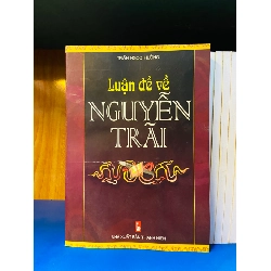 (Sách cũ SCGR) Luận đề về Nguyễn Trãi - Trần Ngọc Hưởng - Văn học VAVOY7-19 Blogmeo090426