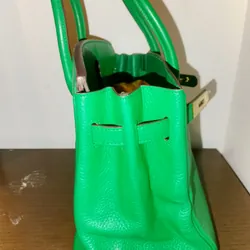 Túi xách Hermes da xanh lá cho nữ  598840
