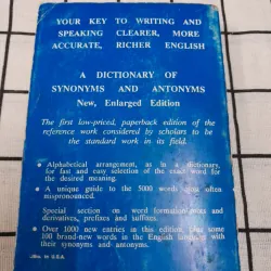 A DICTIONARY OF SYNONYMS AND ANTONYMS [Đồng nghĩa & Trái nghĩa] by Joshep Devin  762522