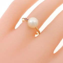 Nhẫn ngọc trai Akoya K18YG 7.8mm - Hàng hiệu Authentic 848285