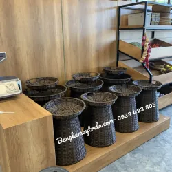 Giỏ trưng trái cây hoa quả siêu thị mây nhựa 927212
