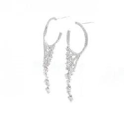 Bông tai kim cương K18WG 1.96CT - Hàng hiệu Chính hãng 870236