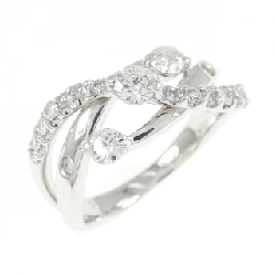 Nhẫn kim cương K18WG 0.58CT - Hàng hiệu chính hãng