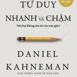 Sách Tiểu thuyết Tự Dụy Nhanh và Chậm - Daniel Kahneman mới 90%