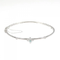 K18WG Paraiba Tourmaline Bangle 0.02CT - Hàng hiệu Authentic