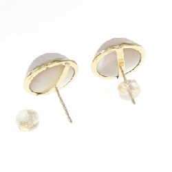 K18YG Mabe Pearl Earrings - Hàng hiệu Authentic 868954