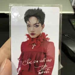 Card bo góc “Anh trai say hi” Pháp Kiều (chính hãng tặng từ Concert)
