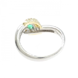 Nhẫn Emerald PT900/K18YG 0.29CT - Hàng hiệu Authentic 851840