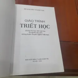 GIÁO TRÌNH TRIẾT HỌC 751165