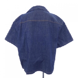 Áo sơ mi denim selvedge logo tam giác PRADA GEC068 S212 15C7 S/S - Hàng hiệu Chính hãng 893914