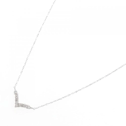 Dây chuyền kim cương K18WG 0.10CT - Hàng hiệu Chính hãng 863954