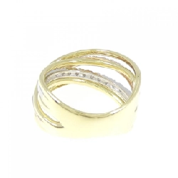 Nhẫn kim cương K18YG/PT/K18PG 0.30CT 671228