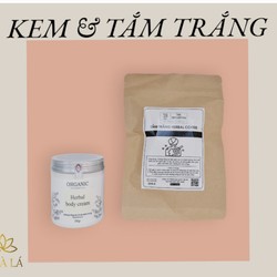 Combo - 1 Kem Body & 1 set tắm trắng