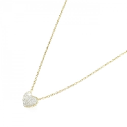 K18YG/K18WG Dây chuyền kim cương hình trái tim 0.20CT - Hàng hiệu Chính hãng 861135