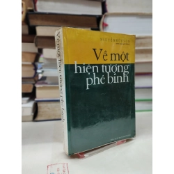 Về một hiện tượng phê bình - Nguyễn Hữu Sơn