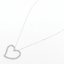 K18WG Dây chuyền kim cương hình trái tim 1.00CT - Hàng hiệu Chính hãng 862007