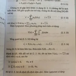 LÝ THUYẾT ỔN ĐỊNH TOÁN HỌC VÀ ỨNG DỤNG - NGUYỄN ĐÌNH PHƯ 1029624