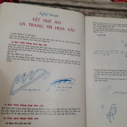 Nghệ thuật Kết Nút Áo & Trang Trí Hoa Vải. Nxb Phụ Nữ 1996 782769