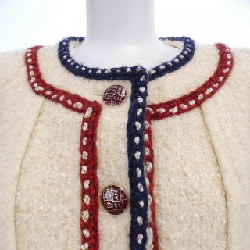 【Mã giảm giá】Áo khoác không cổ CHANEL 637552