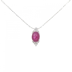 K18WG/750WG Dây chuyền Ruby 1.09CT - Hàng hiệu Chính hãng