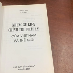 Những sự kiện chính trị, pháp lý của Việt Nam và thế giới  309069