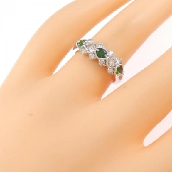 Nhẫn Garnet Xanh K18WG 0.40CT 667092