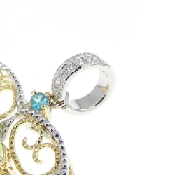 K18WG/K18YG Mặt dây chuyền hình trái tim Peridot 2.70CT - Hàng hiệu Chính hãng 866475