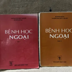Bệnh học ngoại 2 tập - hơn 450 trang 