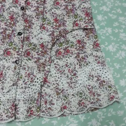 Áo sơ mi hoa không tay 1001606