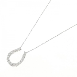 K18WG Dây chuyền kim cương hình móng ngựa 1.05CT - Hàng hiệu Chính hãng 868002