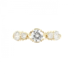 Nhẫn kim cương K18YG 0.59CT 666657