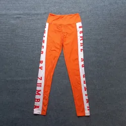 Quần thể thao dài tập thể dục màu cam