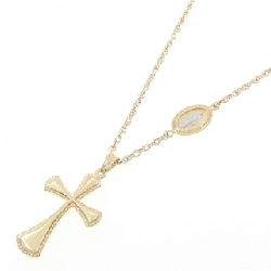 Dây chuyền đeo cổ chữ thập 750YG/K18YG/K18WG - Hàng hiệu Authentic 862322