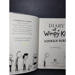 Diary of a wimpy kid 2 Rodrick rules mới 80% bẩn nhẹ, có vết mực bút highlight HCM1001 Jeff Kinney NGOẠI VĂN 380718