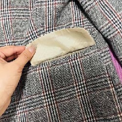 Áo blazer dạ kẻ - sz M 49434