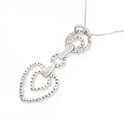 K18WG/K18BG Dây chuyền hình trái tim Ruby - Hàng hiệu Chính hãng 859949