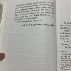 [luật- chính trị] Bộ luật Hình sự 2015 (sửa đổi 2017] 780090