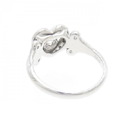 Nhẫn kim cương hình trái tim K18WG 0.348CT 671655