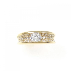 Nhẫn kim cương K18YG 0.35CT 667583