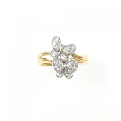 Nhẫn kim cương bướm PT900/K18YG 0.15CT - Hàng hiệu Authentic 854116