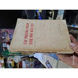 Các phương pháp sinh hoá hiện đại tập II 1971 mới 70% ố rách bìa (Sách giáo khoa - giáo trình) HCM1804