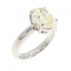 Nhẫn kim cương PT900 3.018CT FLY SI1 cắt oval - Hàng hiệu Authentic