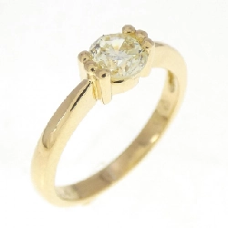 Nhẫn kim cương K18YG 0.45CT