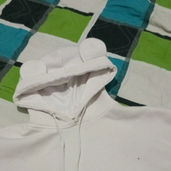 Áo hoodie màu trắng nữ  316097