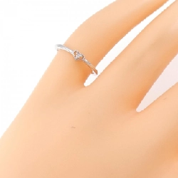 Nhẫn kim cương hình trái tim K18WG 0.01CT 670589