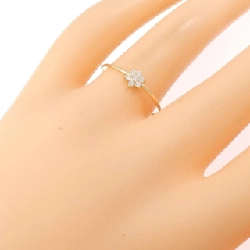 Nhẫn kim cương hoa K18YG 0.10CT - Hàng hiệu Authentic 849416