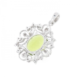 K18WG Peridot Pendant 5.34CT - Hàng hiệu Authentic 866440