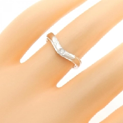 Nhẫn kim cương Solitaire K18WG 0.03CT 668597