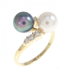 Nhẫn ngọc trai Akoya K18YG