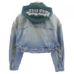 MIU MIU GWB063 1VZS Áo khoác denim - Hàng hiệu Authentic 820550